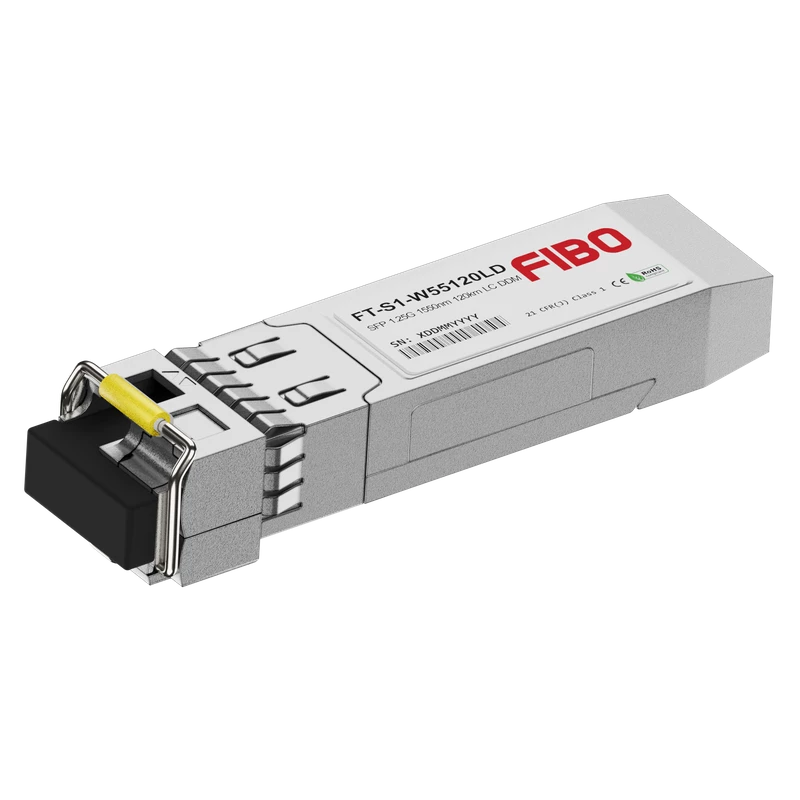 SFP Трансивер FIBO 1000BASE-BX120-D SFP модуль 1550/1490нм 120км